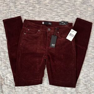 KUT From The Kloth Diana Corduroy Skinny Jeans Sz 0 NWT | KUT Diana Skinny Jean-